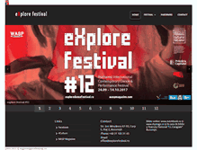 Tablet Screenshot of exploredancefestival.ro